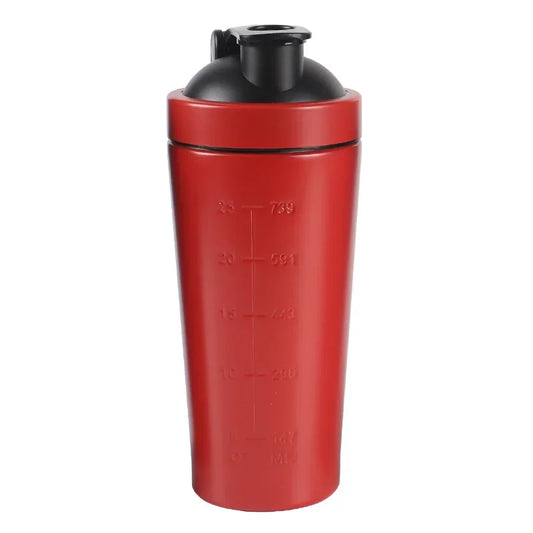 Stainless Steel Sports Shaker Bottle, Leakproof & Durable